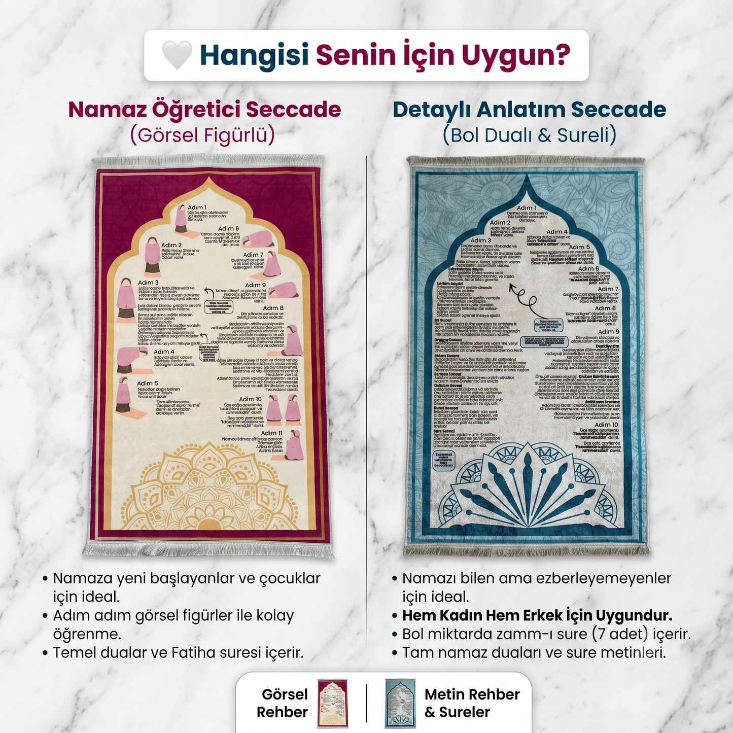 Namaz Öğretici Seccade